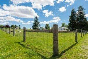Graduated Mesh Field Fence