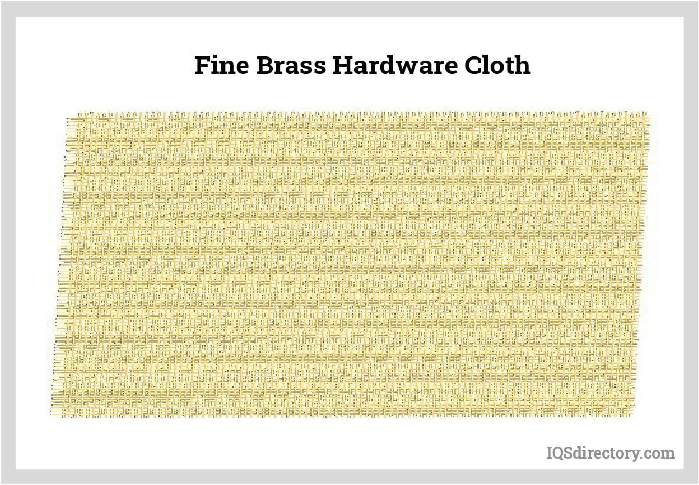 Fine Brass Hardware Cloth