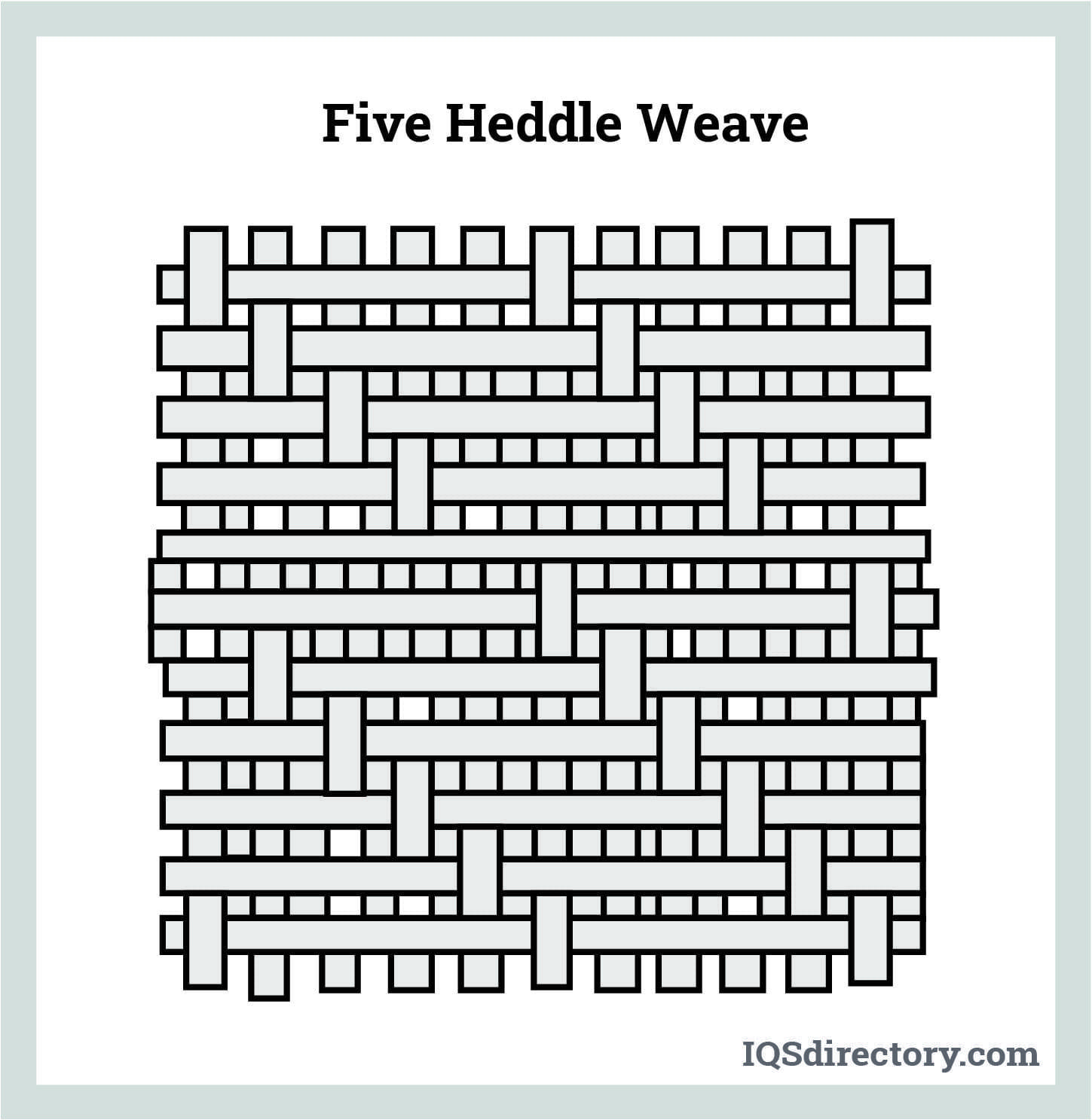 Five Heddle Weave