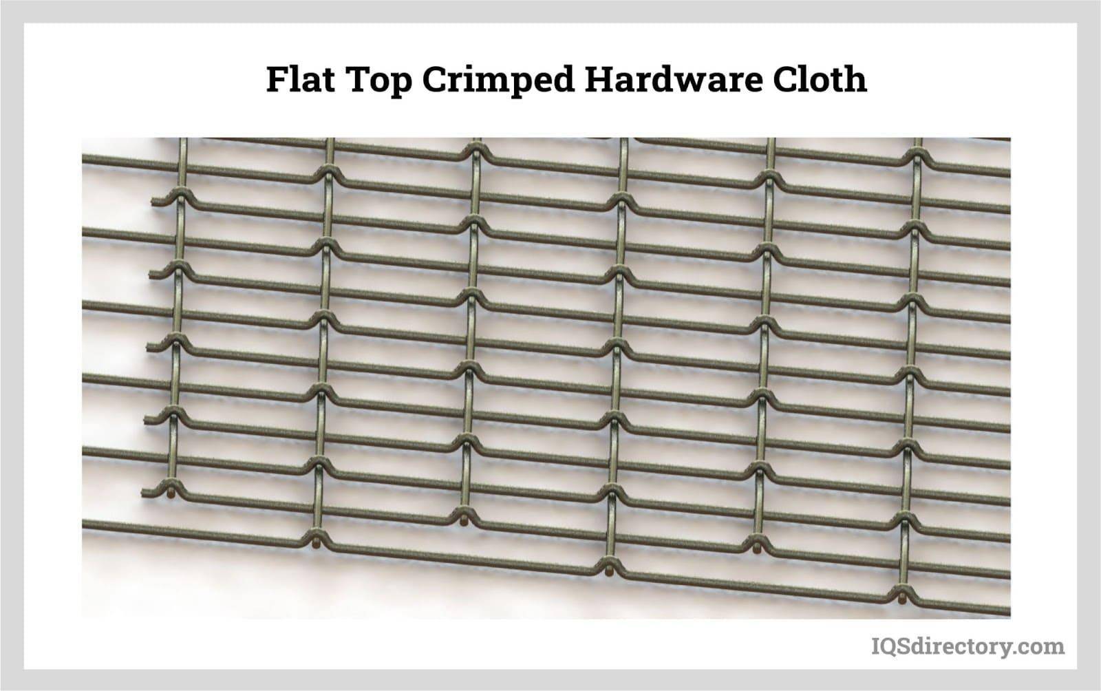Flat Top Crimped Hardware Cloth