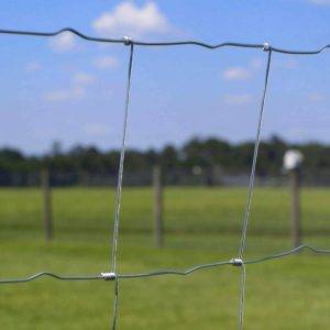 Galvanized Hinge Joint Field Fence for Goats