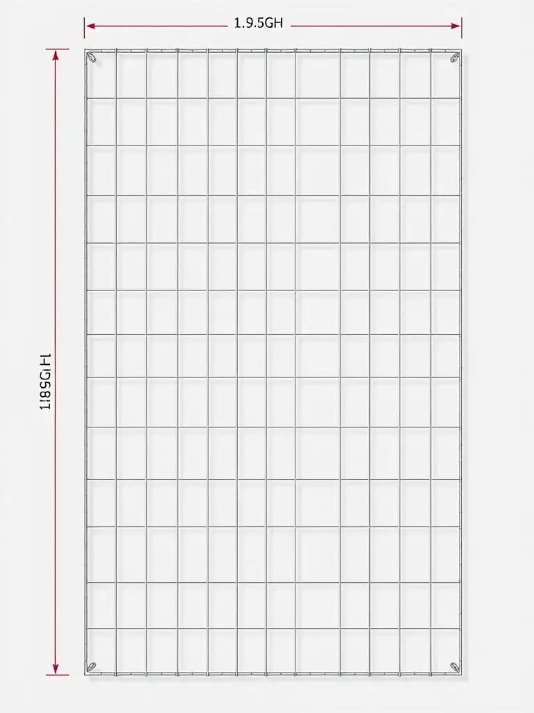 A diagram illustrating the panel's weight and dimensions, providing clear specifications for transportation and installation, suitable for various farm layouts.