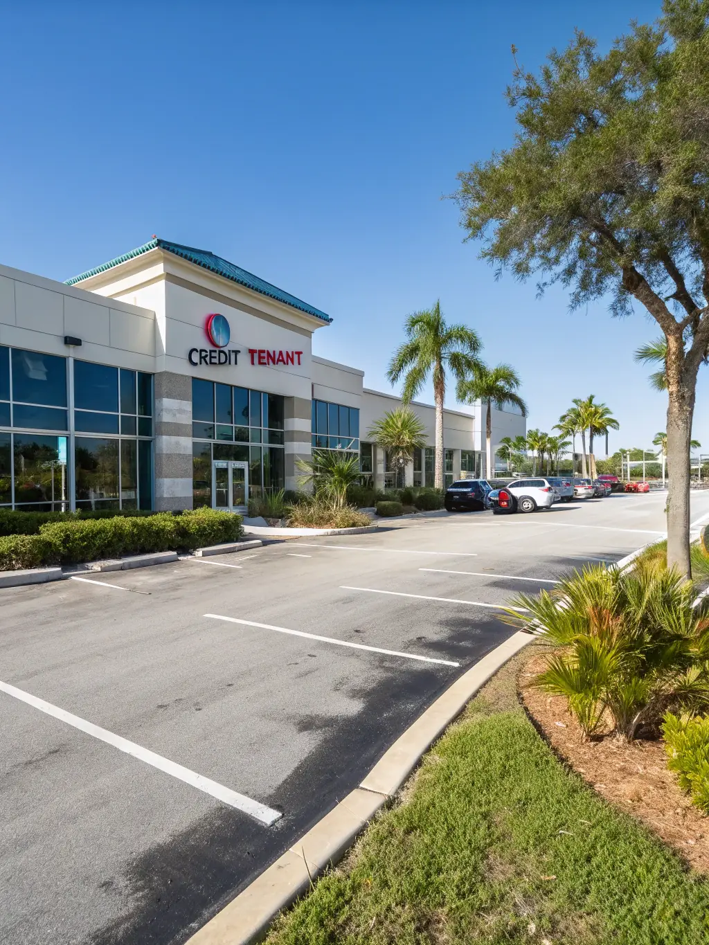 An image depicting an Urban Fence surrounding a commercial property, providing a secure perimeter while maintaining a professional and welcoming appearance, with clear signage visible to indicate controlled access.