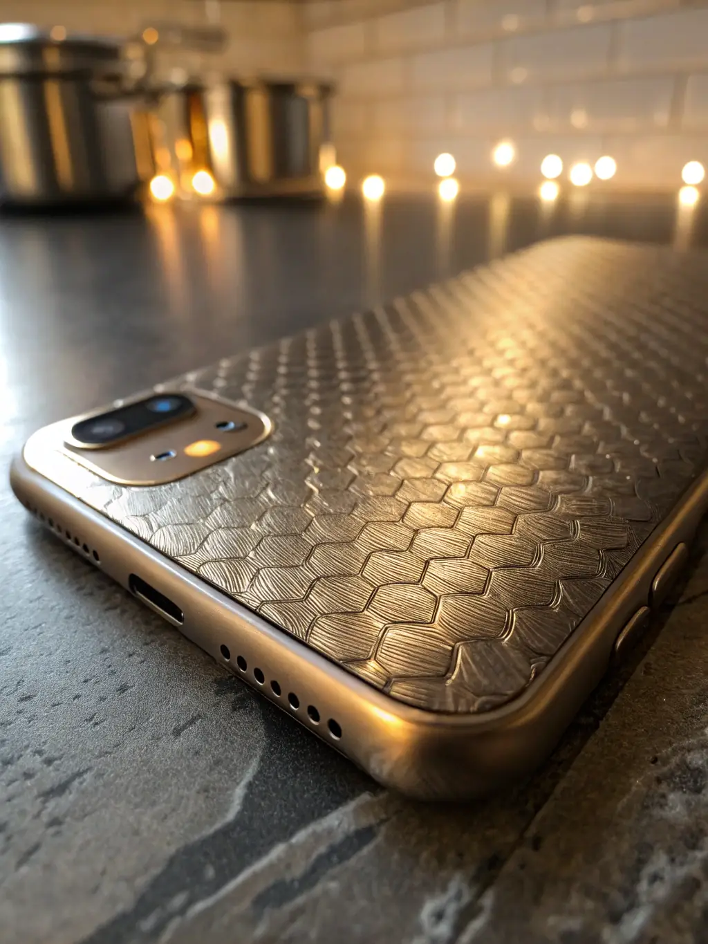 A grain screen with a specialized coating, highlighting its resistance to corrosion and wear, ensuring longevity and consistent performance.