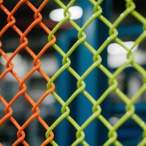 PVC Coated Steel Chain Link Fence for Industrial