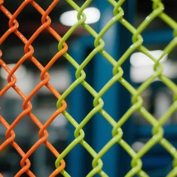 PVC Coated Steel Chain Link Fence for Industrial