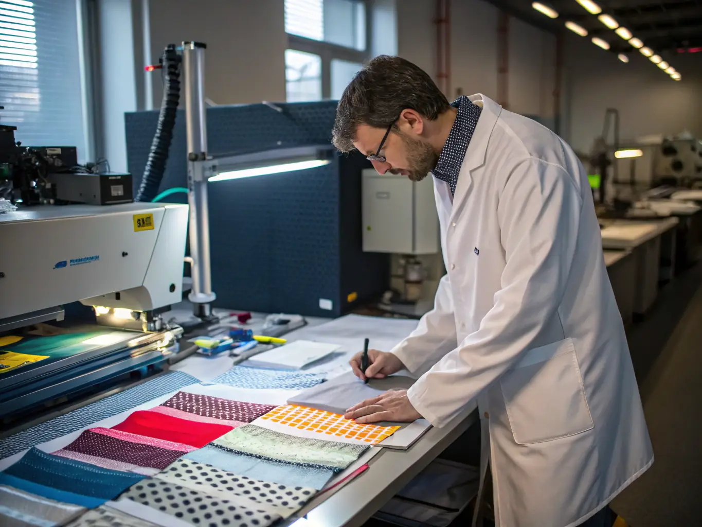 A visual representation of the chemical composition analysis process for ISO 9044 woven wire cloth, highlighting the purity and quality of the materials used.