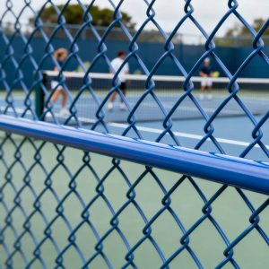 PVC Coated Steel Chain Link Fence for Sports Field