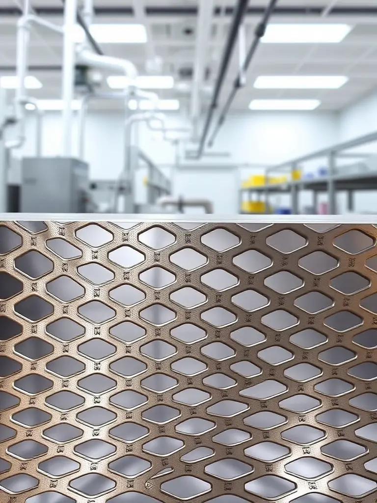 A close-up shot of stainless steel wire mesh submerged in a corrosive chemical solution, showcasing its resistance to corrosion with no visible damage.