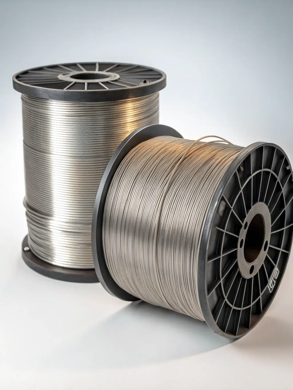 Image of a wide roll of stainless steel woven wire mesh with a width of 2 meters, displayed in a manufacturing setting to show its scale and production quality.