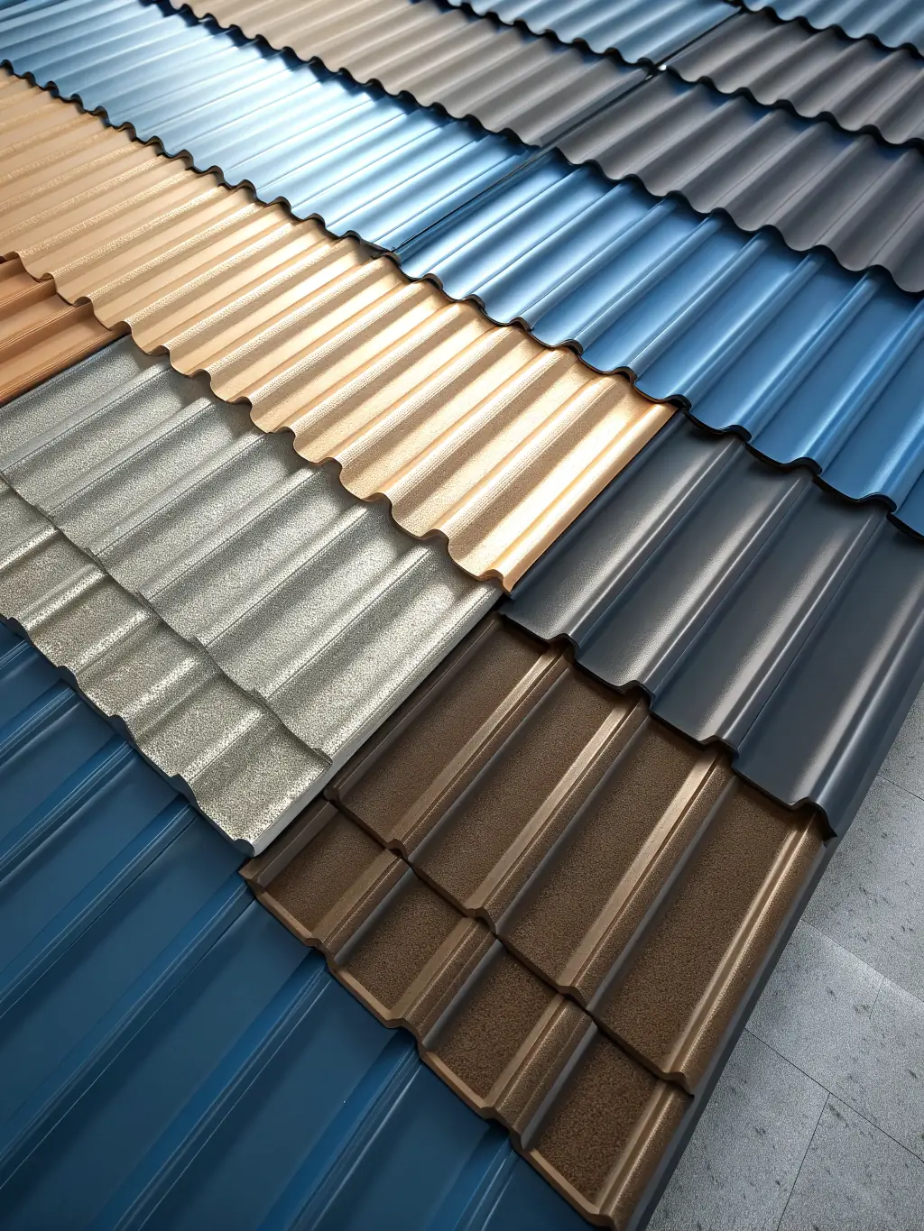 An image of perforated metal sheets with different hole patterns, highlighting their versatility and design options.