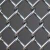 Close-up of 4 0 mm galvanized chain link mesh