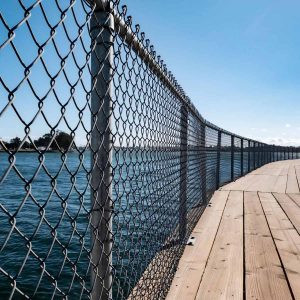 Fence along a wooden deck(1)