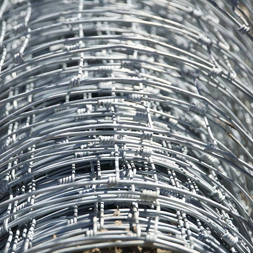 Galvanized Hinge Joint Field Fence for Cattle