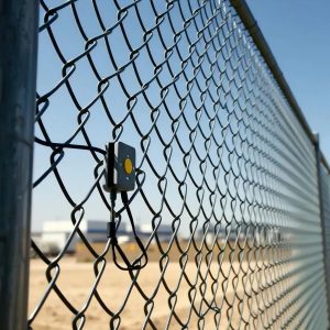 Hot Dip Galvanized Chain Link Fence for Utility Facilities