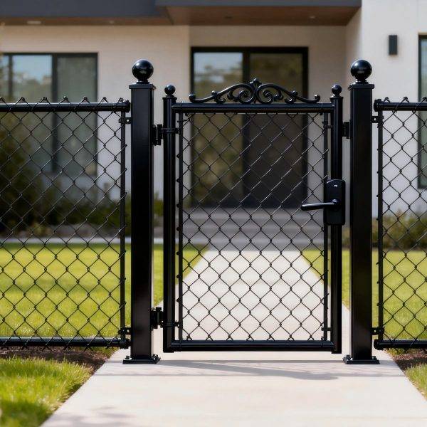 black-pvc-coated-chain-link-fence