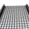 Heavy-duty manganese steel crimp wire mesh for mining screening applications.