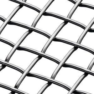 flat top crimped wire mesh