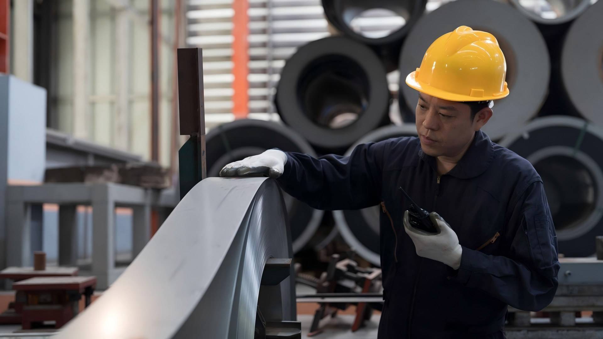 inspecting quality rolls of galvanized metal sheet(2)