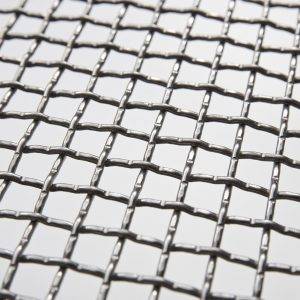 stainless-steel-woven-mesh-lock crimped