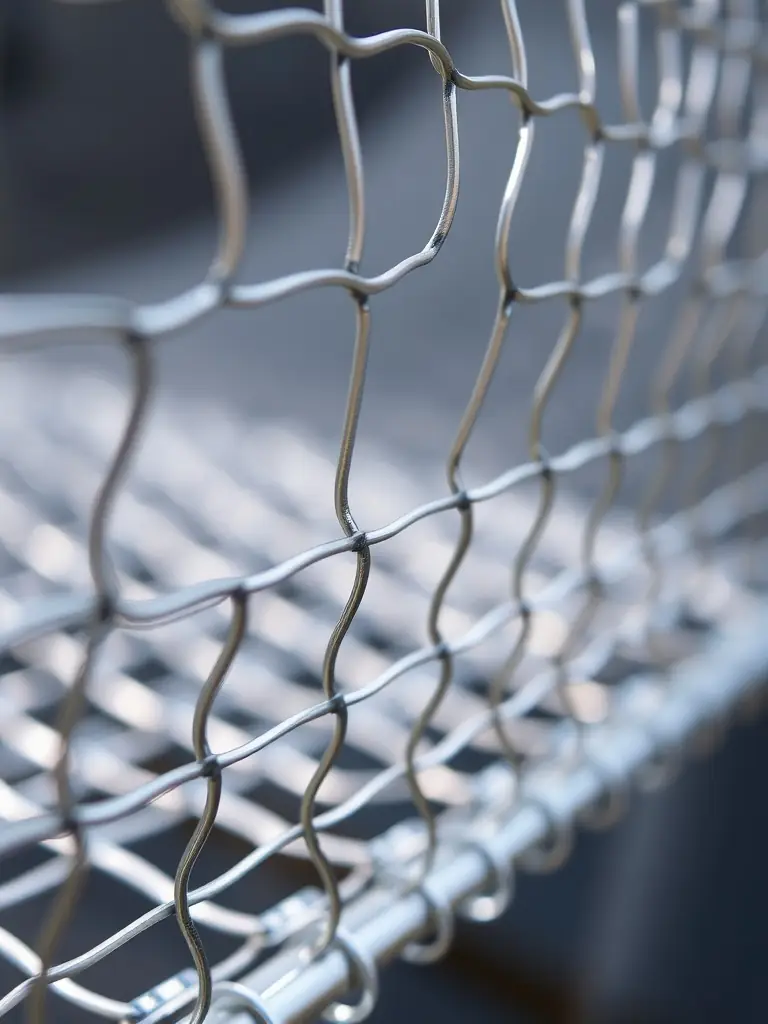 Side-by-side comparison of plain weave and twill weave square mesh samples, highlighting the difference in weave patterns and texture for technical buyers.