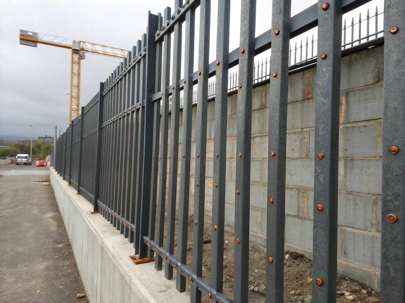 Welded industrial steel bar grating panel