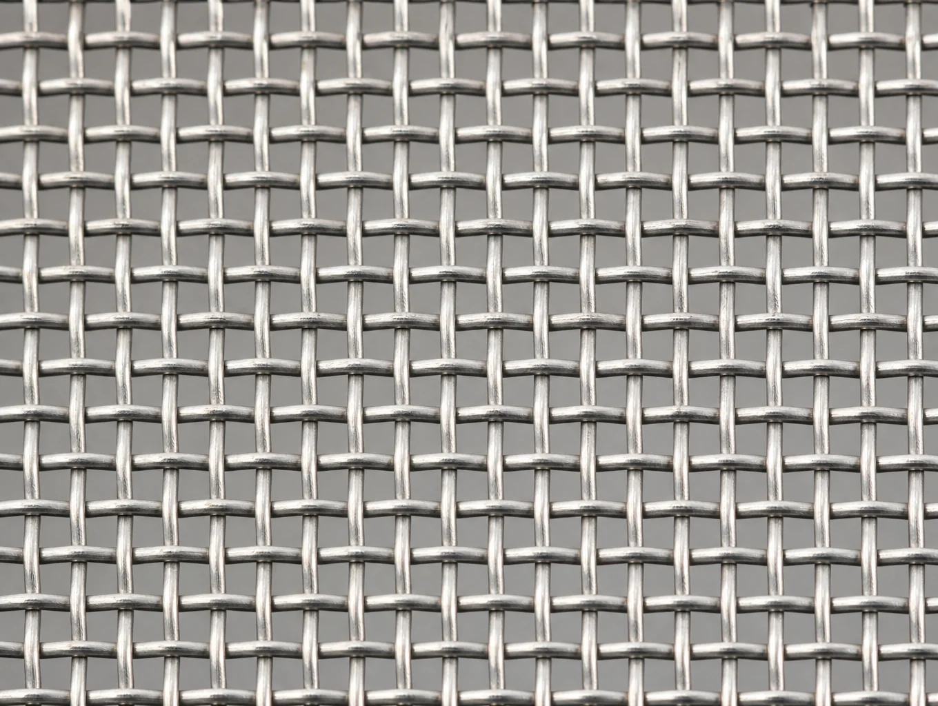 Standard raised diamond expanded metal mesh pattern closeup