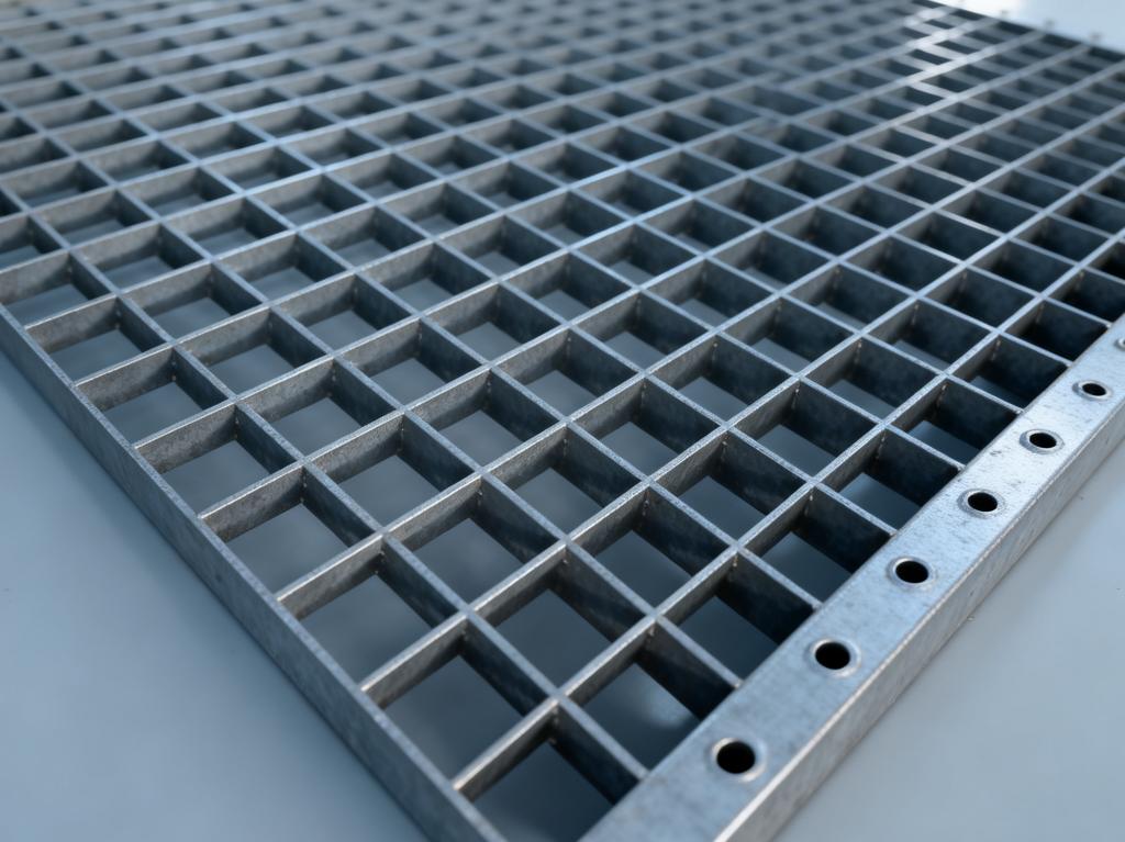 Welded industrial steel bar grating panel