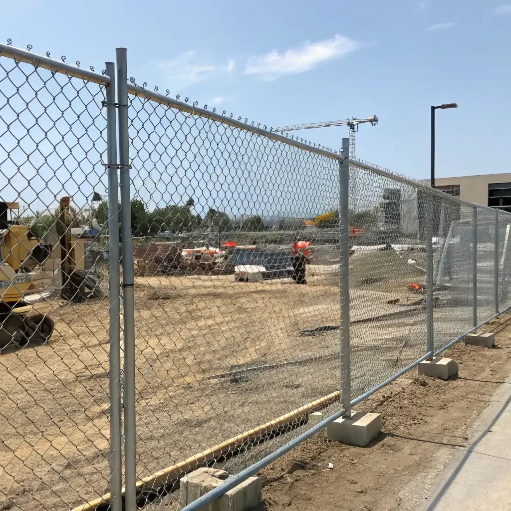 temporary fence chain link